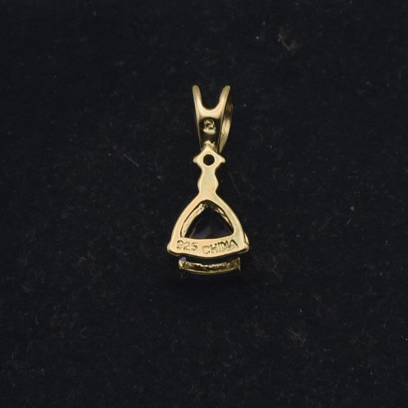 Ross-SImons - Synthetic Color Change Sapphire Vermeil Pendant - Picture 6 of 6